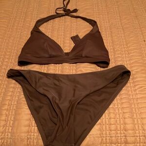 Brown Bikini Set